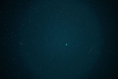 Low angle view of star field at night