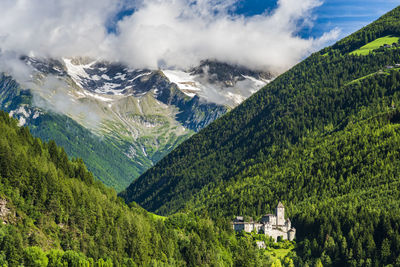 Scenic view of mountains