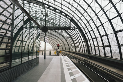 Railroad station platform