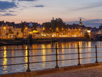 Maastricht and the river maas