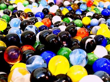 Full frame shot of colorful balls