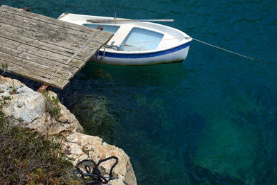 Boat in river