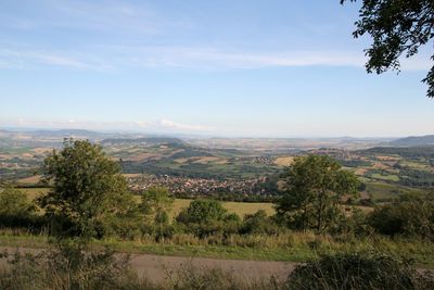 Scenic view of landscape against sky