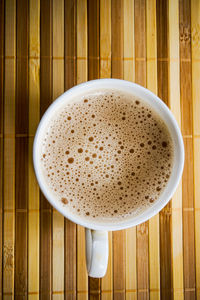 Close-up of coffee on table