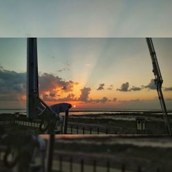 Scenic view of sky during sunset