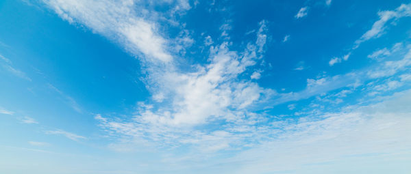 Low angle view of clouds in sky