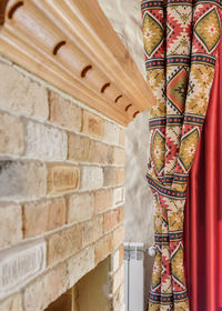 High angle view of woman