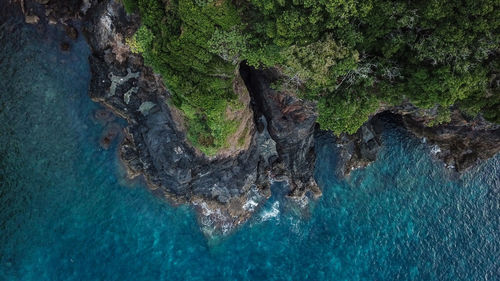 Aerial view of sea