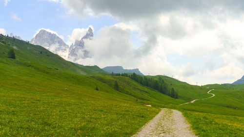 Scenic view of landscape against sky