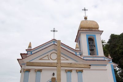 Low angle view of building against sky