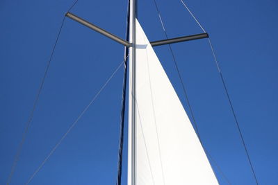 Low angle view of blue sky