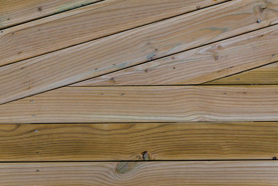 Full frame shot of wooden table