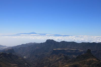 Scenic view of mountains