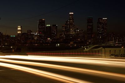 City street at night