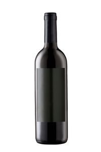 Close-up of empty glass bottle against white background