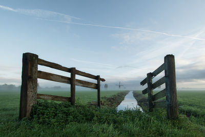 Windmill in the mist