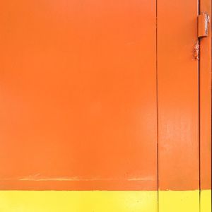 Full frame shot of orange wall