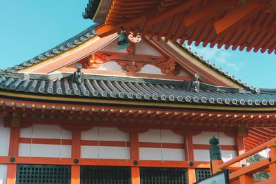 Low angle view of building against sky