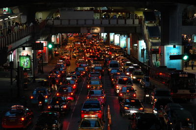 City street at night