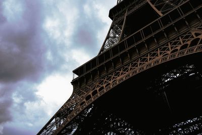 Low angle view of historical building against cloudy sky