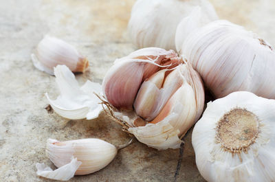 Close-up of garlic