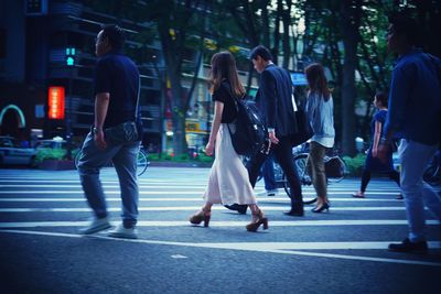 Man walking on street