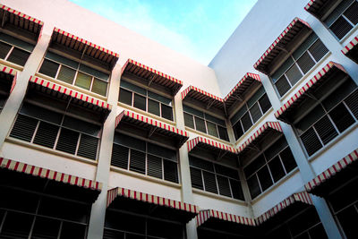 Low angle view of building against sky