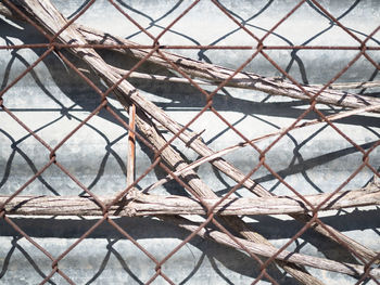 Full frame shot of chainlink fence