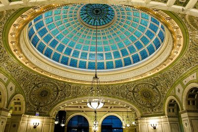 Low angle view of ceiling