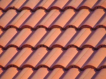 Full frame shot of roof tiles