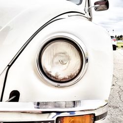 Close-up of vintage car