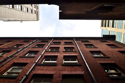 Low angle view of building against sky