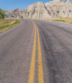 View of empty road