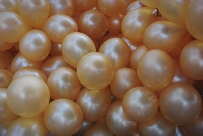 Full frame shot of eggs