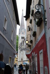 City street with buildings in background