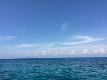 Scenic view of calm sea against sky