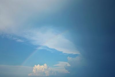 Low angle view of clouds in sky