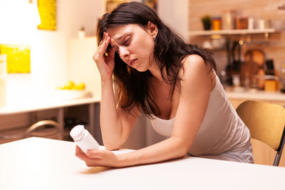 Young woman using mobile phone