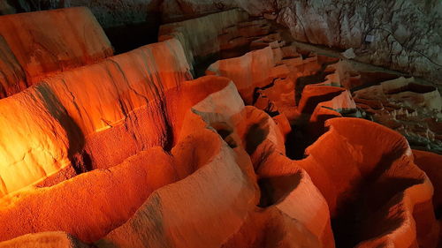 Full frame shot of rock formation