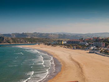 View of beach against sky