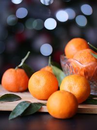 Close-up of oranges