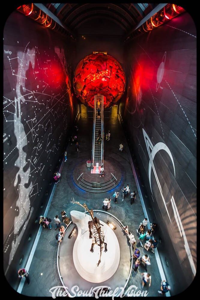 HIGH ANGLE VIEW OF PEOPLE IN ILLUMINATED UNDERGROUND