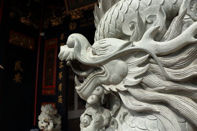 Close-up of statue