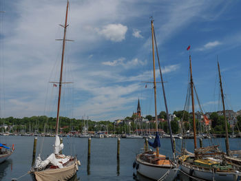 Flensburg at the baltic sea