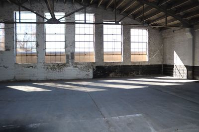 Interior of abandoned building