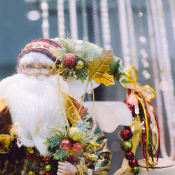 Close-up of christmas decoration