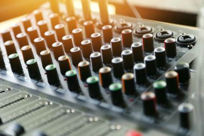 Close-up of computer keyboard