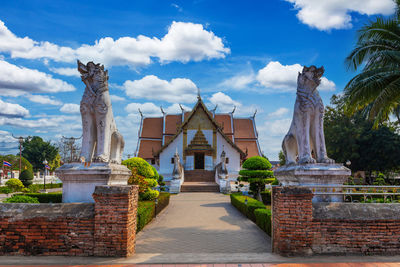 Wat phumin is a unique thai traditional temple of nan province ,thailand.