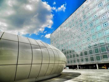 Low angle view of building against sky