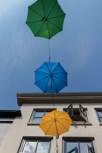 Low angle view of building against sky